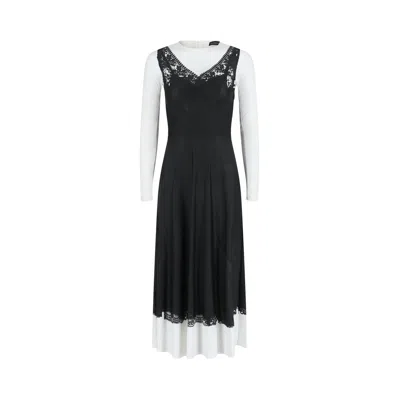 Pre-owned Balenciaga Trompe L'oeil Slip Dress 'black' | Women's Size 38