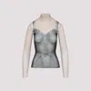 Balenciaga Trompe L Il Lingerie Top In Multi