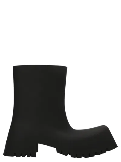 Balenciaga Trooper Boots, Ankle Boots In Black