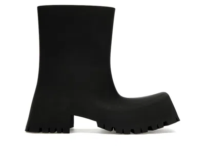 Pre-owned Balenciaga Trooper Rubber Boot (women's) Sneakers In Black