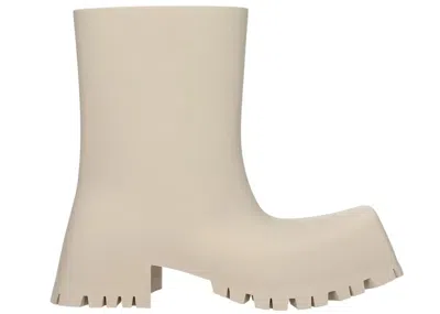 Pre-owned Balenciaga Trooper Rubber Boot (women's) Sneakers In Light Beige