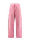 Balenciaga Rigid Drop-rise Wide-leg Jeans In Pink