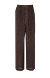 Balenciaga Pyjama Leopard Print Pants
