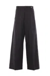 Balenciaga Logo-embroidered Trousers In Black