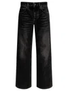 Balenciaga Wide-leg Trousers Faded Effect