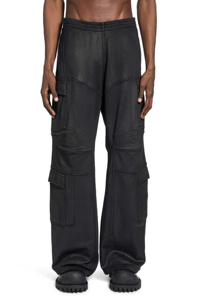 Balenciaga Biker Cargo Sweatpants In Black
