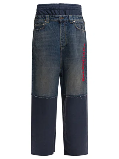 BALENCIAGA TROUSERS BLUE