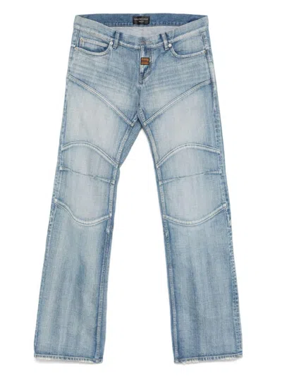 Balenciaga Trousers Clear Blue