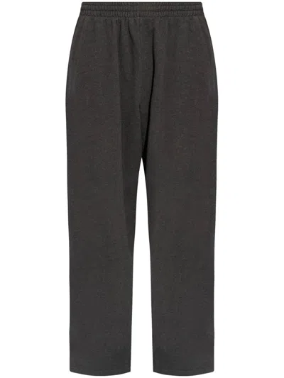 Balenciaga Elasticated Track Pants In Dark Heather Grey