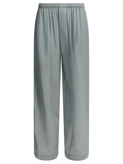 Balenciaga Trousers Elastic Waistband And Back Pocket In Gray