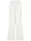 Balenciaga Wide-leg Track Pants In White