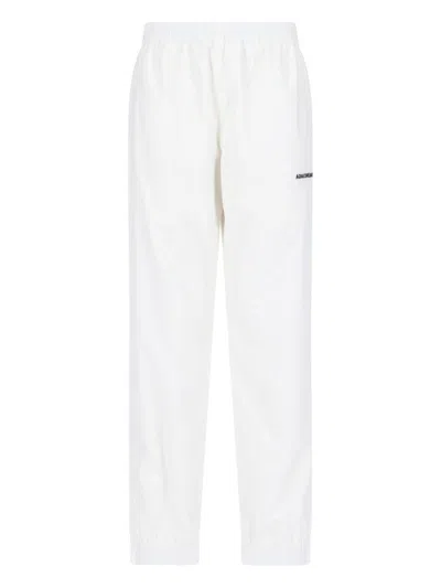 Balenciaga Trousers In White