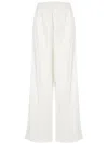 Balenciaga Wide-leg Track Pants In White