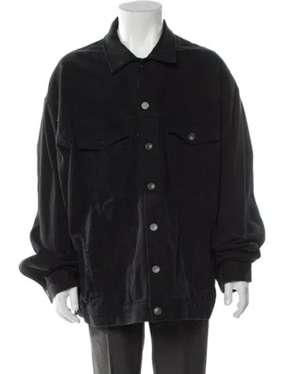 Pre-owned Balenciaga Trucker Jacket W/ Tags In Black