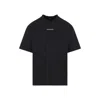 Balenciaga Black Crewneck Logo T-shirt In Black