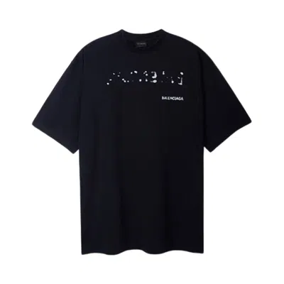 Pre-owned Balenciaga T-shirt 'black/white' | Men's Size Xxs