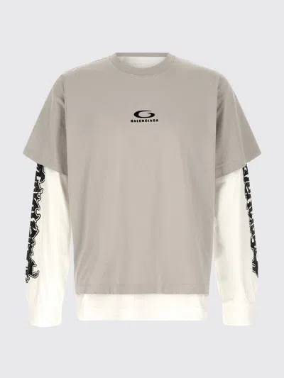 Balenciaga T-shirt Men  In Gray