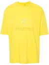Balenciaga Bright Yellow Surfer T-shirt For Men