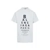 Balenciaga Off-white Optical Oversized T-shirt In White