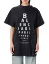 Balenciaga Tshirt With Print In Multi
