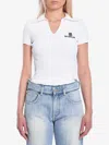 Balenciaga Women T-shirt With V-neckline