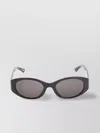 Balenciaga Tuesday Round Frame Glasses In Grey