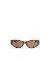 Balenciaga Hamptons Cat-eye Sunglasses In Brown