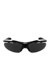 Balenciaga Turbo D-frame Sunglasses In Black In Black