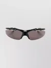 Balenciaga Turbo D-frame Wraparound Sunglasses In Brown