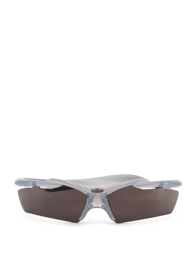 BALENCIAGA TURBO RECTANGLE ACETATE SUNGLASSES