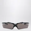 Balenciaga Turbo Rectangle Sunglasses In Black