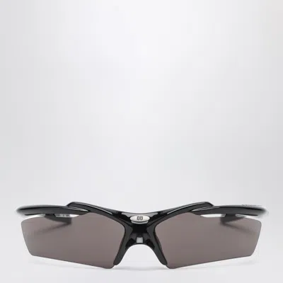 Balenciaga Turbo Rectangle Black Sunglasses