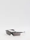 Balenciaga Rectangle Sunglasses With Dark Lenses And Nylon