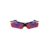 Balenciaga Shield-frame Sunglasses In Black