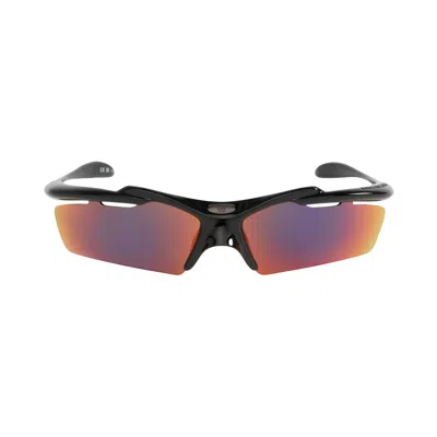 Pre-owned Balenciaga Turbo Rectangle Sunglasses 'black/infrared' | Men's Size Onesize