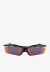 Balenciaga Turbo D-frame Sunglasses Iridescent Lenses In Multicolor