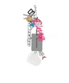 Balenciaga Turner Logo Pendant Key Chain In Multi-color