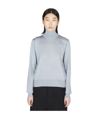 Balenciaga Turtleneck Long-sleeved Jumper In Multicolor