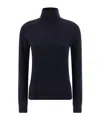 Balenciaga Standard Turtleneck Turtleneck Sweater In Blue