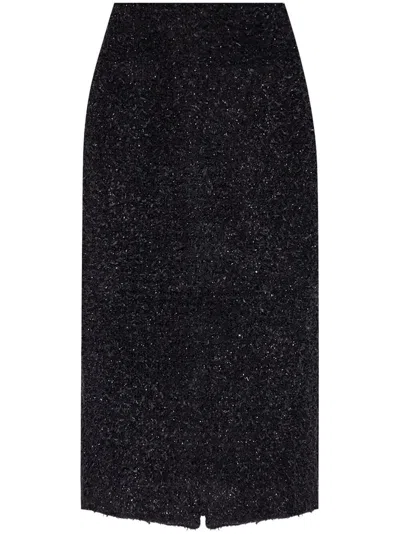 BALENCIAGA TWEED MIDI SKIRT