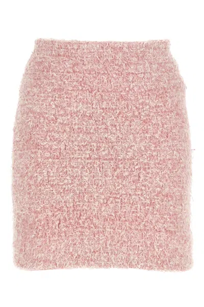 Balenciaga Tweed Skirt In Pink