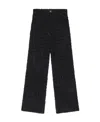 Balenciaga Large Baggy Trousers In Wool Blend In Black