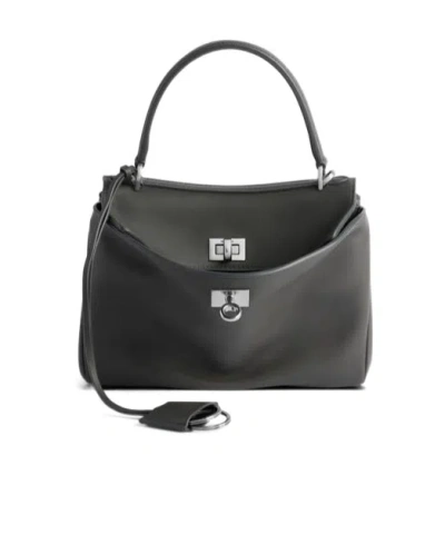 BALENCIAGA BALENCIAGA TWIST-LOCK TOP HANDLE BAG