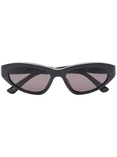 Balenciaga Black Twist Cat Eye Sunglasses