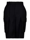 Balenciaga Two-pocket Shorts In Black