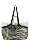 Balenciaga Two-tone Canvas And Mesh Medium 24/7 Shopping Bag