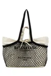 Balenciaga Two-tone Canvas And Mesh Medium 24/7 Shopping Bag