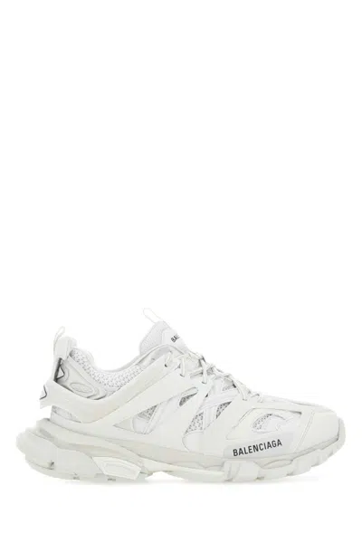 BALENCIAGA TWO-TONE MESH AND NYLON TRACK SNEAKERS