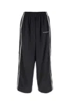 Balenciaga Sporty Trousers Featuring Side Stripes In Black