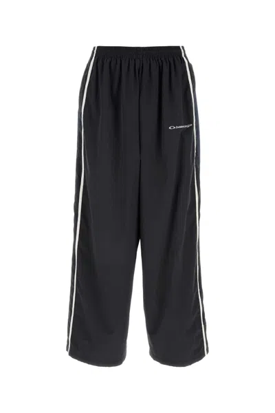 BALENCIAGA TWO-TONE POLYESTER PANT